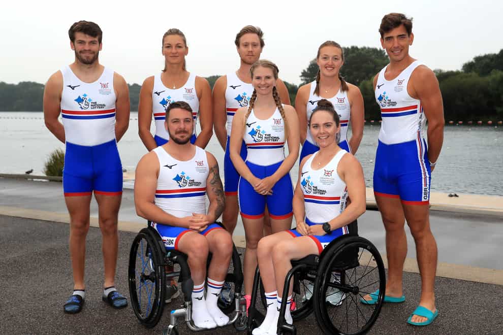 The GB Para-squad line up ready for Olympic qualifiers (PA Images)