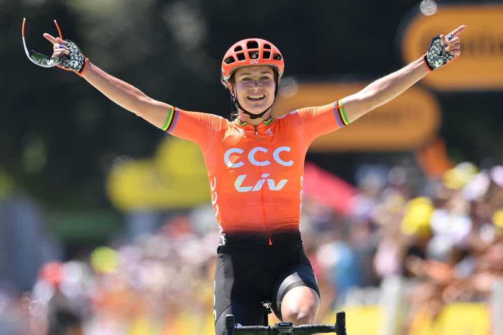 Marianne Vos is one of only three riders in history to have won the women's road race world title three times (PA Images)