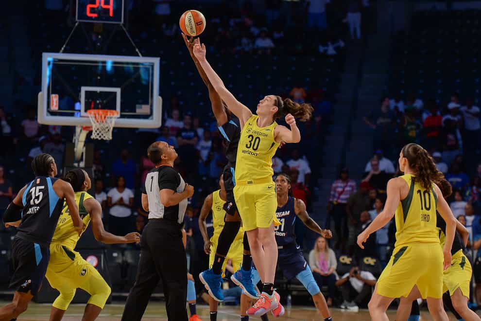 Breanna Stewart was given the Most Valuable Player Award at the end of the 2018 season after winning the WNBA with Seattle Storm (PA Images)
