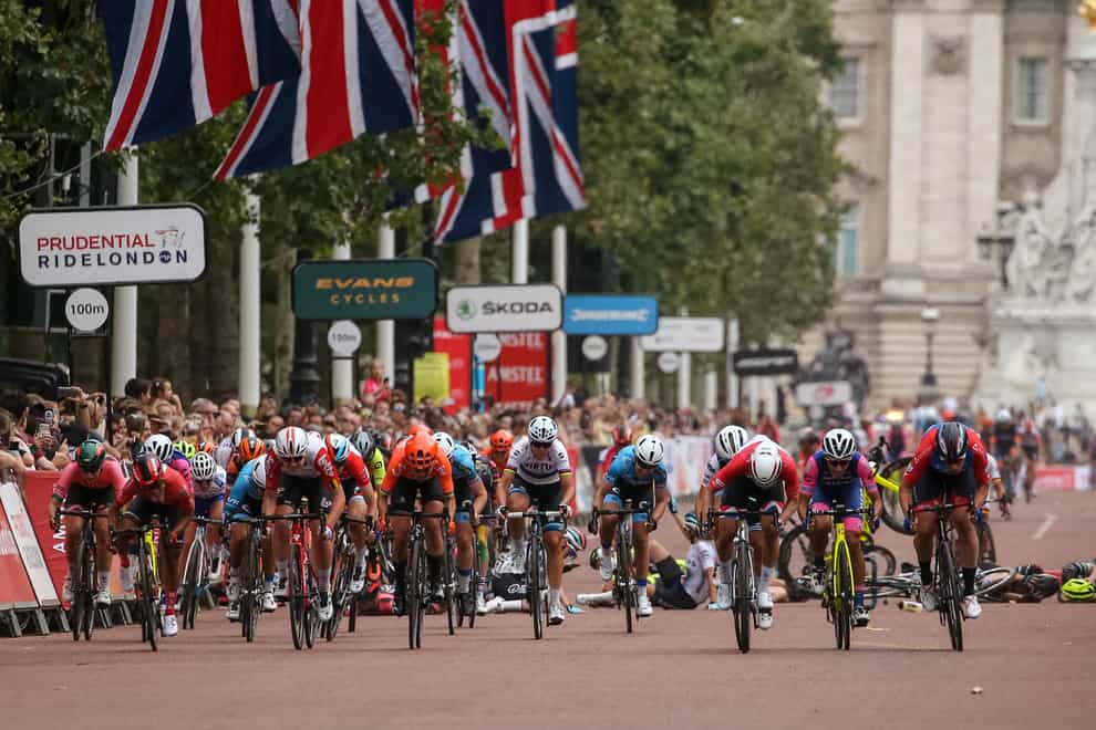 The 2019 Prudential RideLondon Classique was marred by an horrific crash in the final few metres of the race (PA Images)