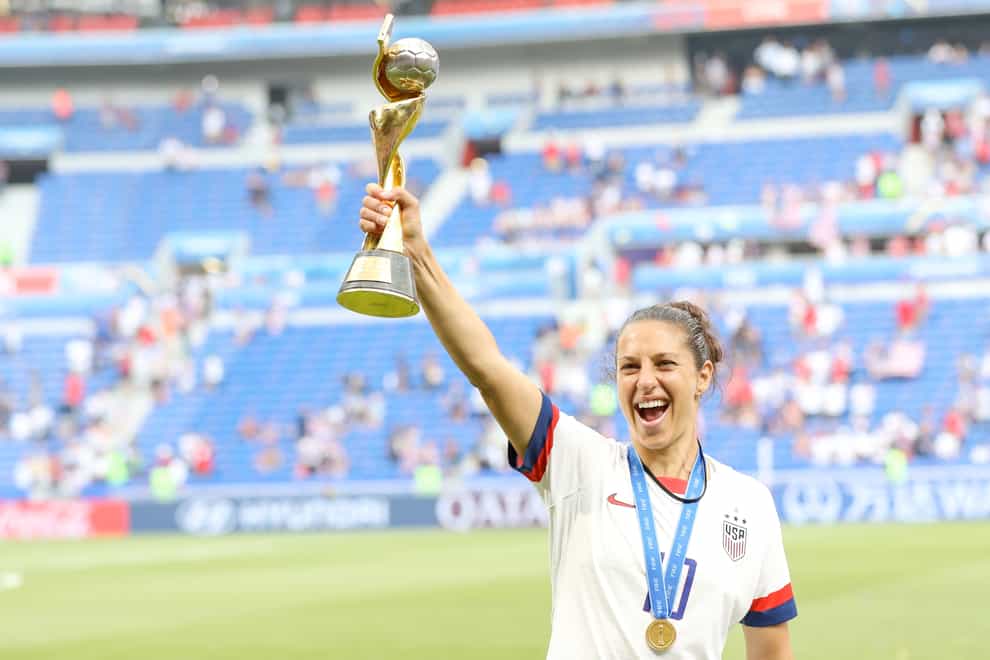 Carli Lloyd was a part of the USA team which lifted a second successive World Cup this summer (PA Images)