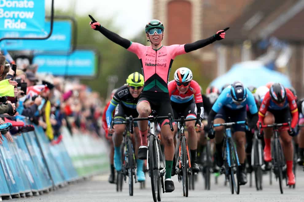 Lorena Wiebes has already won sprints at the Tour de Yorkshire and Prudential Ride London recently (PA Images)