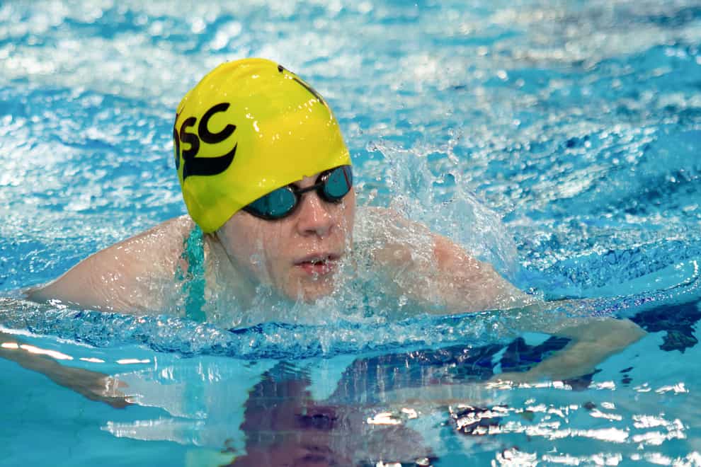 Britain's Charli Vines at Para Swimming International meet (PA Images)