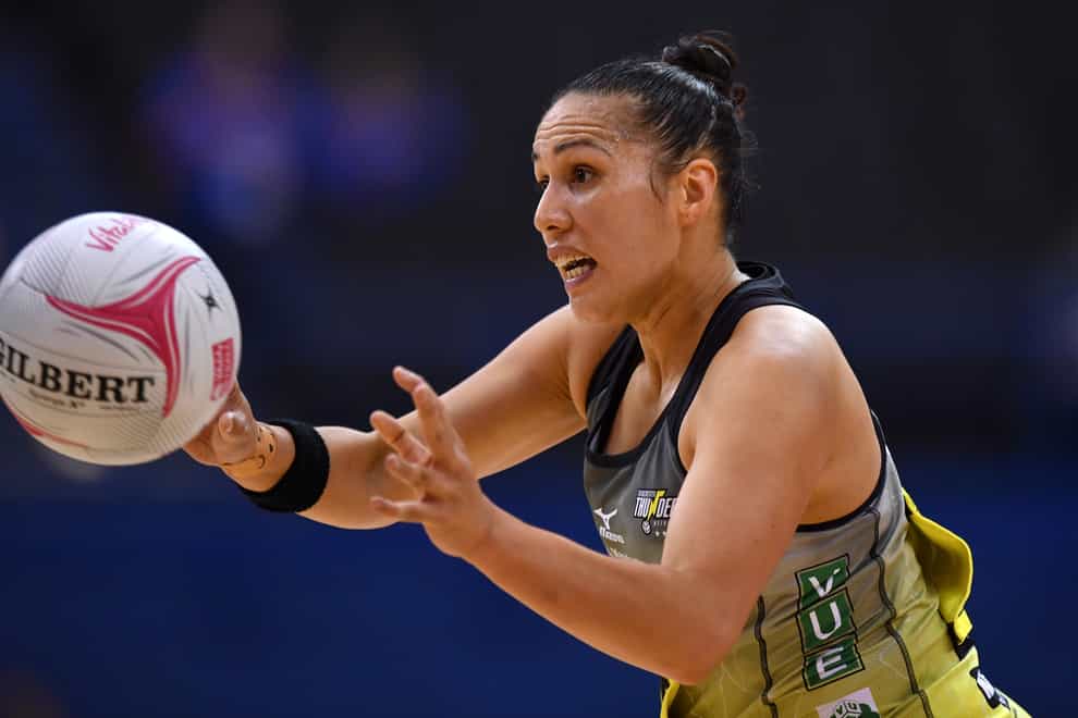 Liana Leota playing in the Superleague against Manchester Thunder (PA Images)