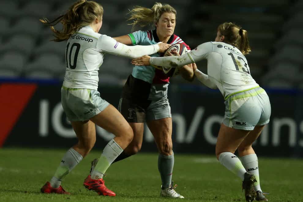 Harlequins hosted a record crowd for a women's club match this year (PA Images)