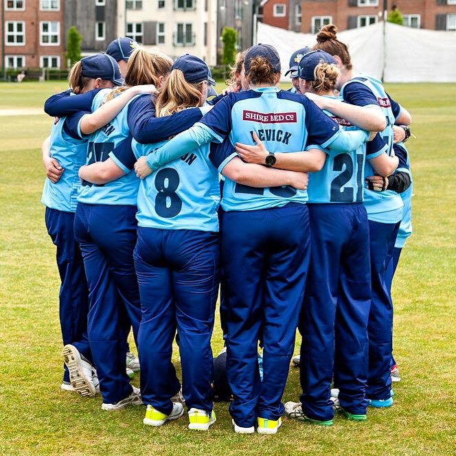 Levick and the Yorkshire team had an emotional huddle before their last game ever (Katie Levick twitter)