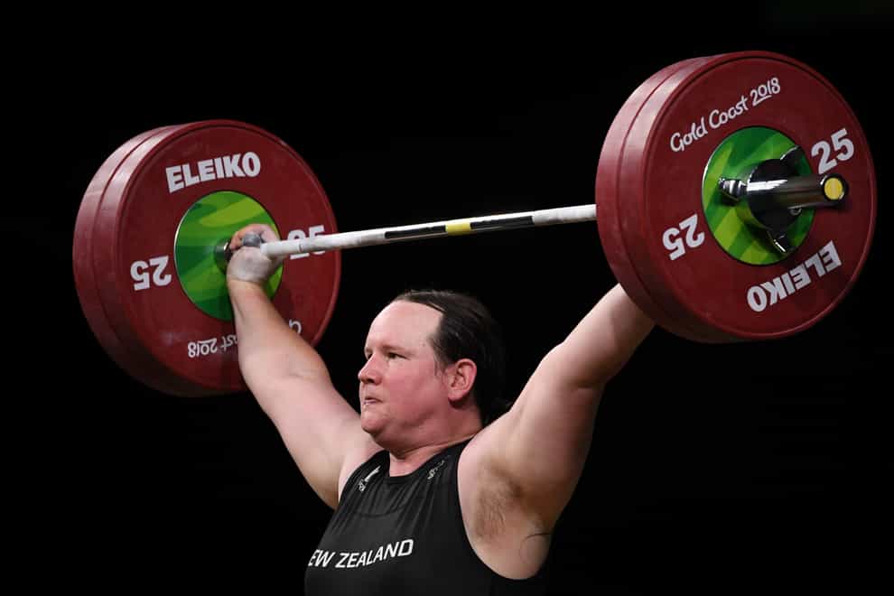 New Zealand's Laurel Hubbard, having previously competed in the men's competition, was permitted to compete at the Commonwealth Games and Asian games in the women's events (PA Images)