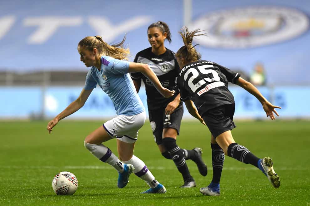 Janine Beckie was the star performer for City in their second-leg against Lugano (PA Images)