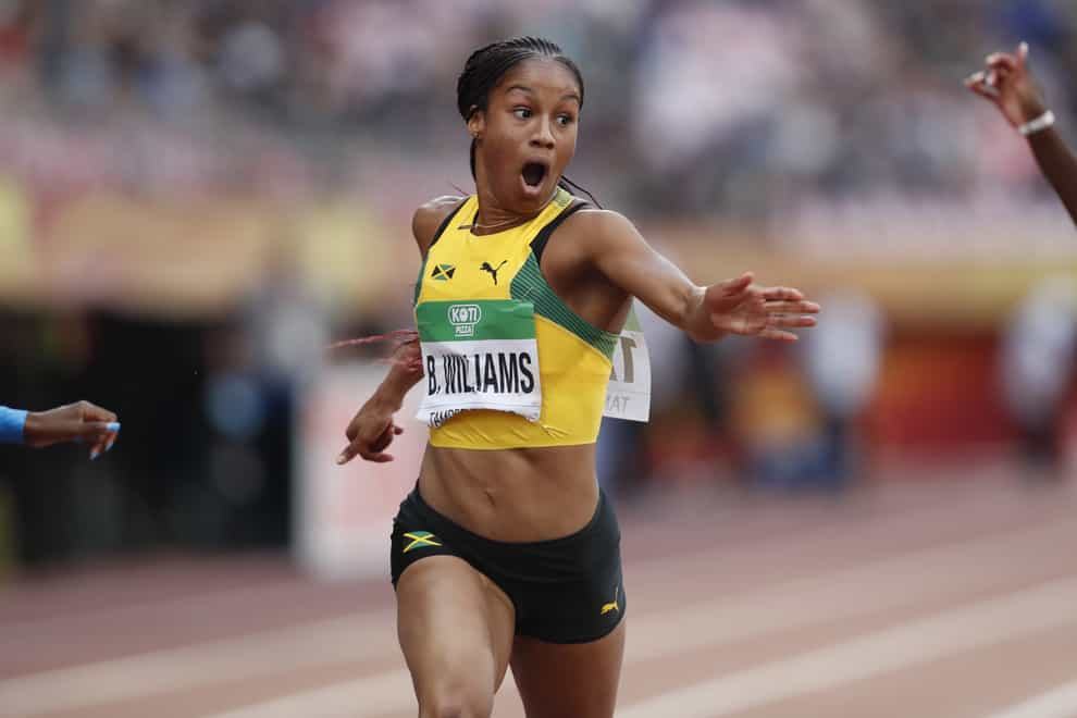 Briana Williams will not compete for Jamaica at the World Championships (PA Images)