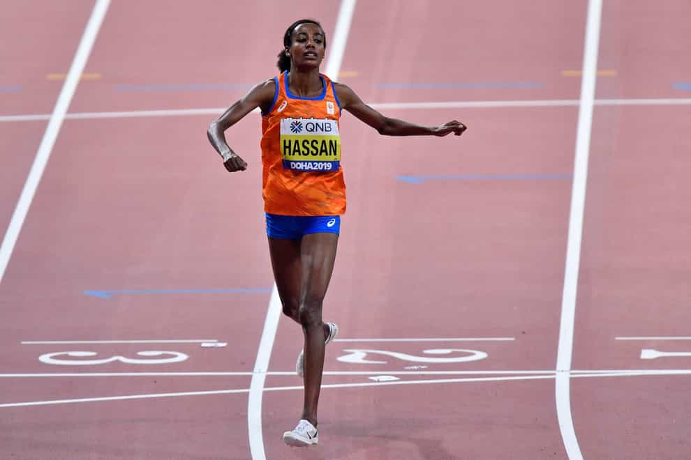 Sifan Hassan got her first gold in the 10,000m distance with a final lap of just 61.5 seconds (PA Images)