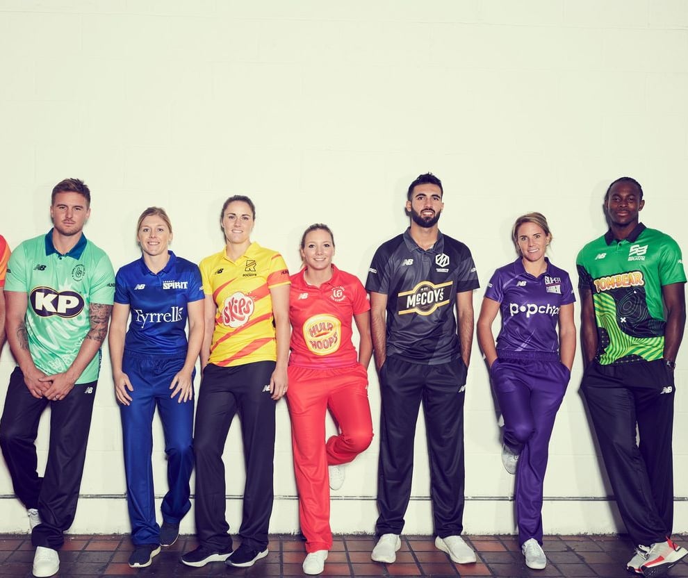 The team names and their kits were unveiled today (ECB)