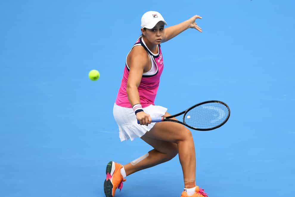 Ashleigh Barty saved a match point in her semi-final on Saturday (PA Images)