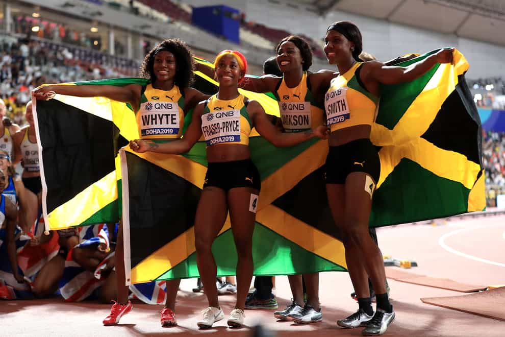 Jamaica started incredibly well to breeze to 4x100m relay gold (PA Images)