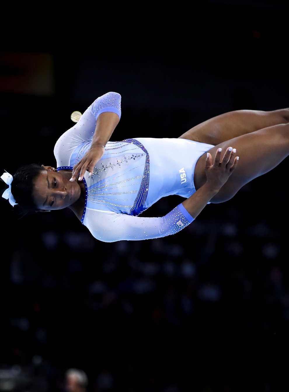 Simone Biles makes history during the World Championships in Germany (PA Images)