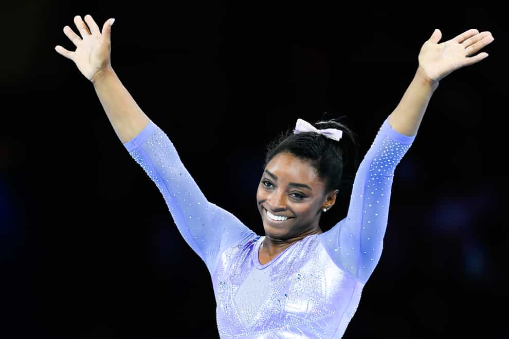 Simone Biles is nominated for the individual sport category (PA Images)