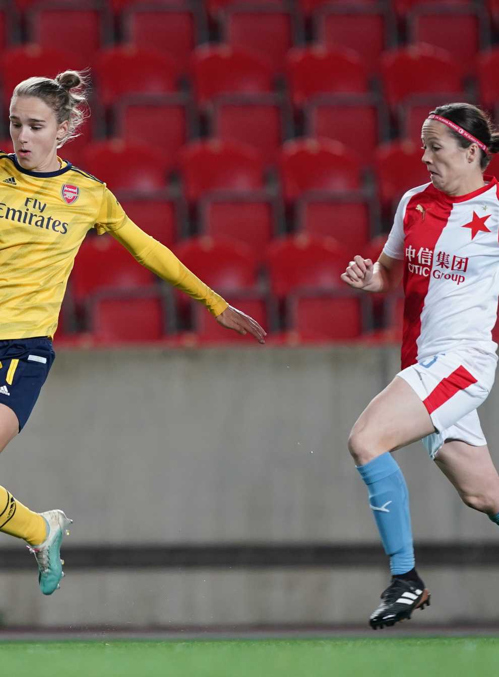 Vivianne Miedema was the star for Arsenal once again with four goals (PA Images) 
