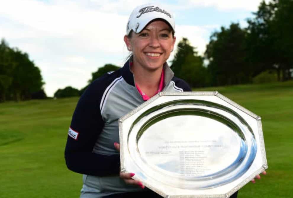 Heather MacRae won the Women's PGA Professional Championship in May just two weeks before her cancer surgery (Instagram: @heathermacgolf)