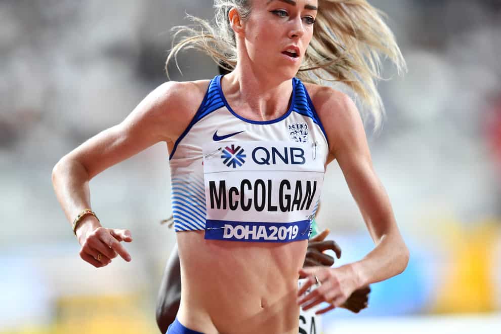 Eilish finished 10th in the 10,000m in Doha this month (PA Images)