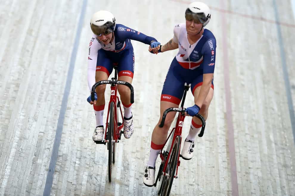 Laura Kenny and Katie Archibald came agonisingly close to the gold medal (PA Images)