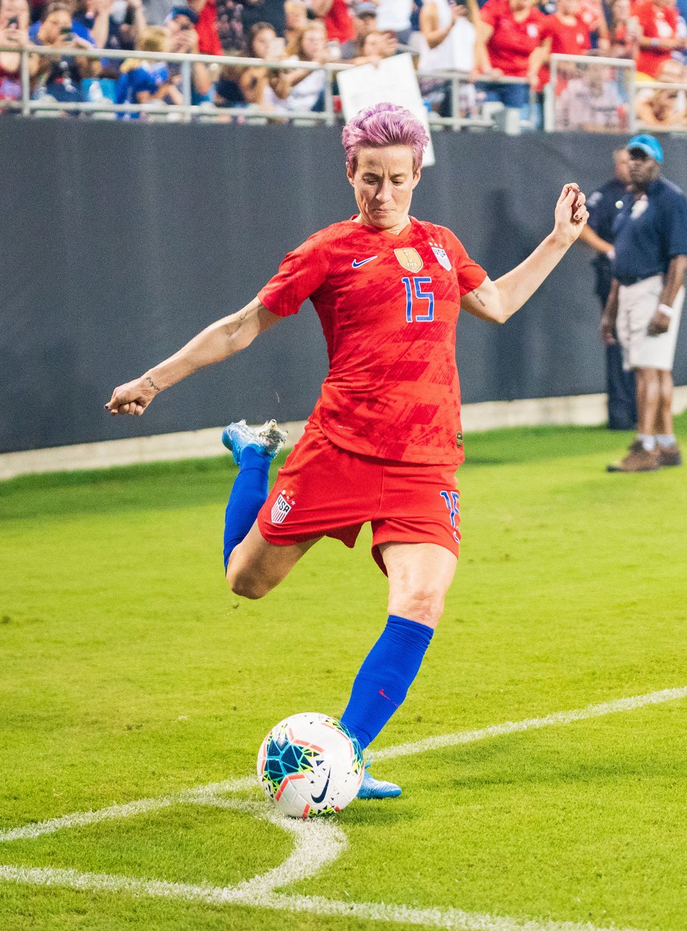 Megan Rapinoe scored six goals at the World Cup in the summer (PA Images)