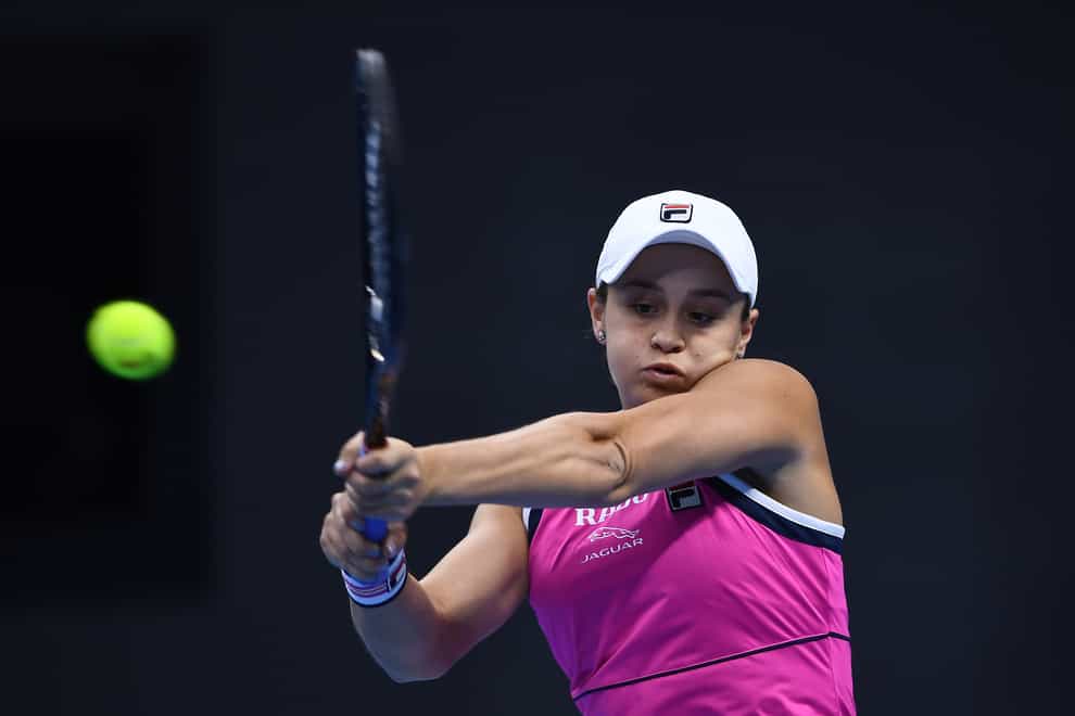 Ashleigh Barty played a solid last two sets to recover from losing the opening set to Belinda Bencic (PA Images)