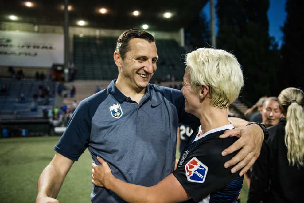Andonovski currently manages Reign FC, where US star Megan Rapinoe plays (PA Images)