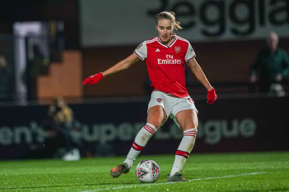 Vivianne Miedema playing for Arsenal in the Champions League(PA Images)