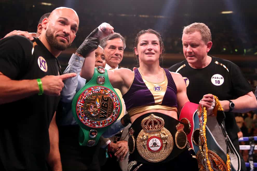 Katie Taylor became the undisputed lightweight champion after beating Delfine Persoon back in June (PA Images)
