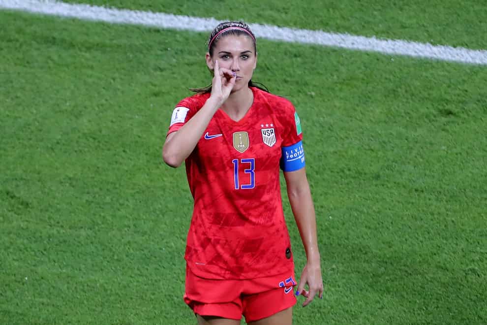 Alex Morgan scored six goals at the World Cup (PA Images)