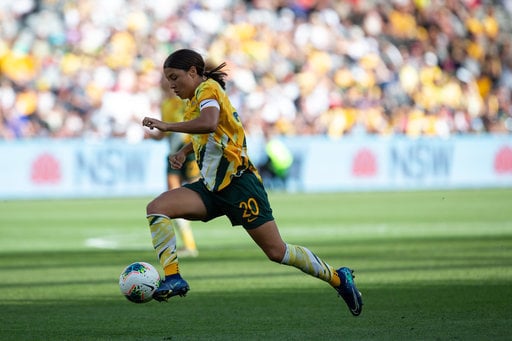Sam Kerr has been a prolific international goalscorer for Australia (PA Images)