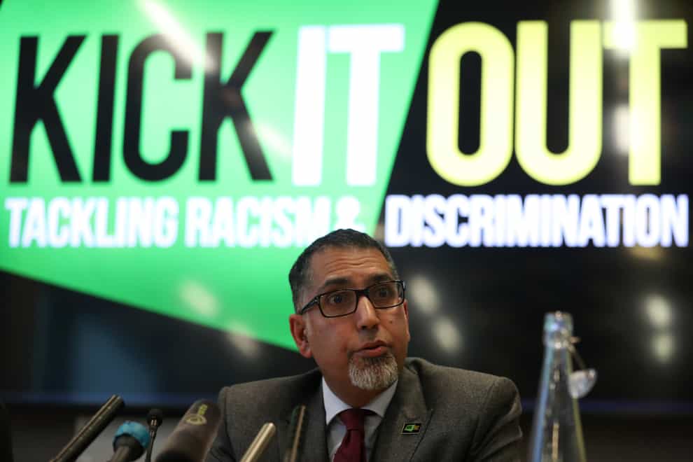 Kick it Out chairman Sanjay Bhandari has announced a full review into how to tackle racism (PA Images) 