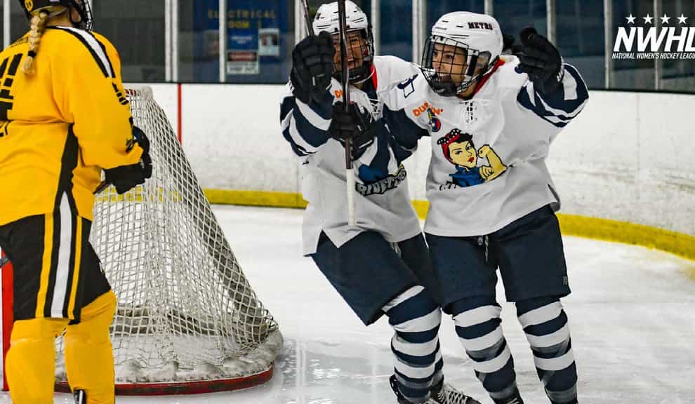 The Metropolitan Riveters have made a strong start to their 2019 campaign (Twitter: NWHL)