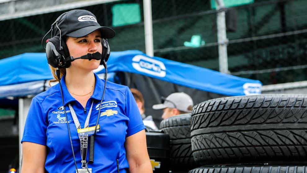 Silvia Bellot is currently assistant manager for Carlin’s NTT IndyCar Series (Indycar)