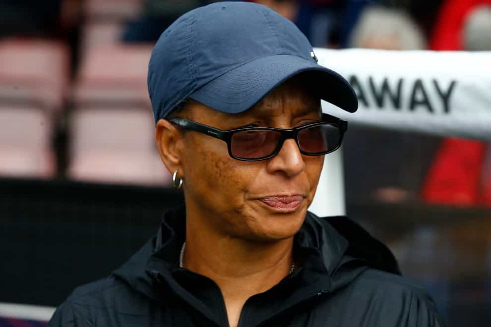 Brighton boss Hope Powell will be looking for improvement from her players following their defeat to Manchester United (PA Images)