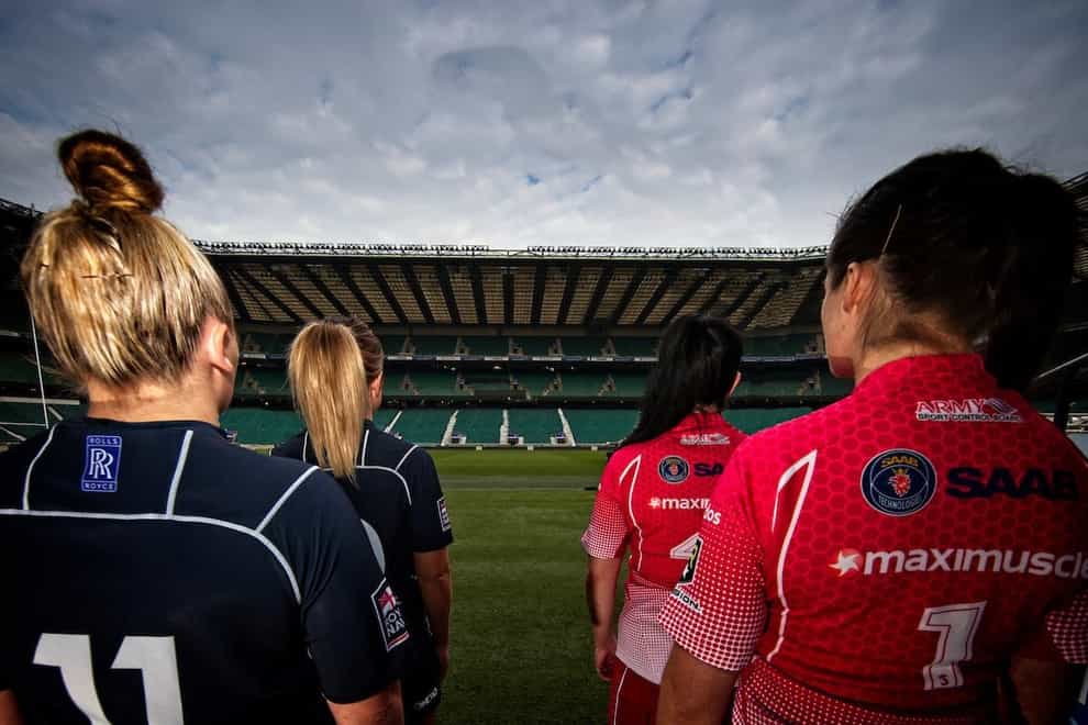 2020 will be the first time the women's Army and Navy sides walk out on the hallowed turf at Twickenham (twitter: @armyrugbyunion)