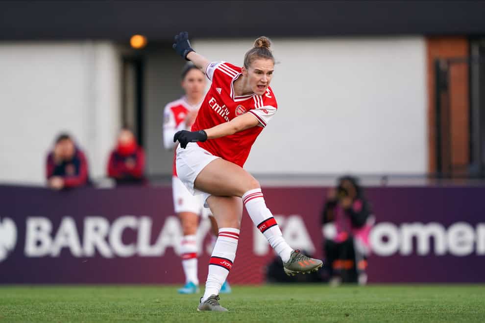 Arsenal's Vivianne Miedema scores six goals in 11-1 victory (PA Images)
