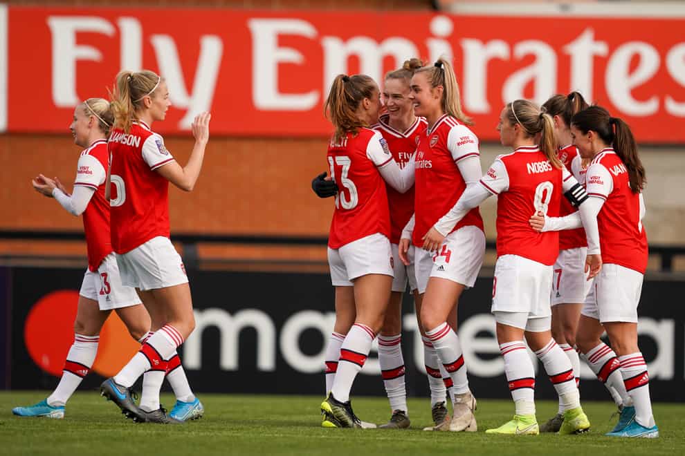 Arsenal women make WSL history in 11-1 thumping (PA Images)