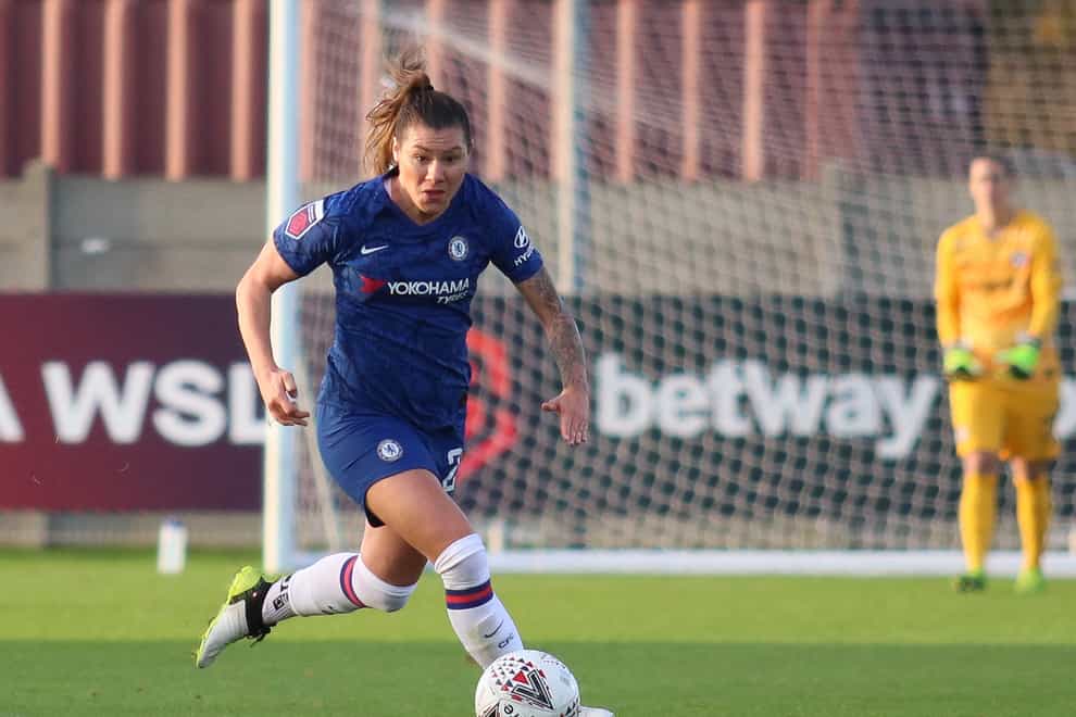 Ramona Bachmann in action for Chelsea in the Barclays FA Women's Super League (PA Images)