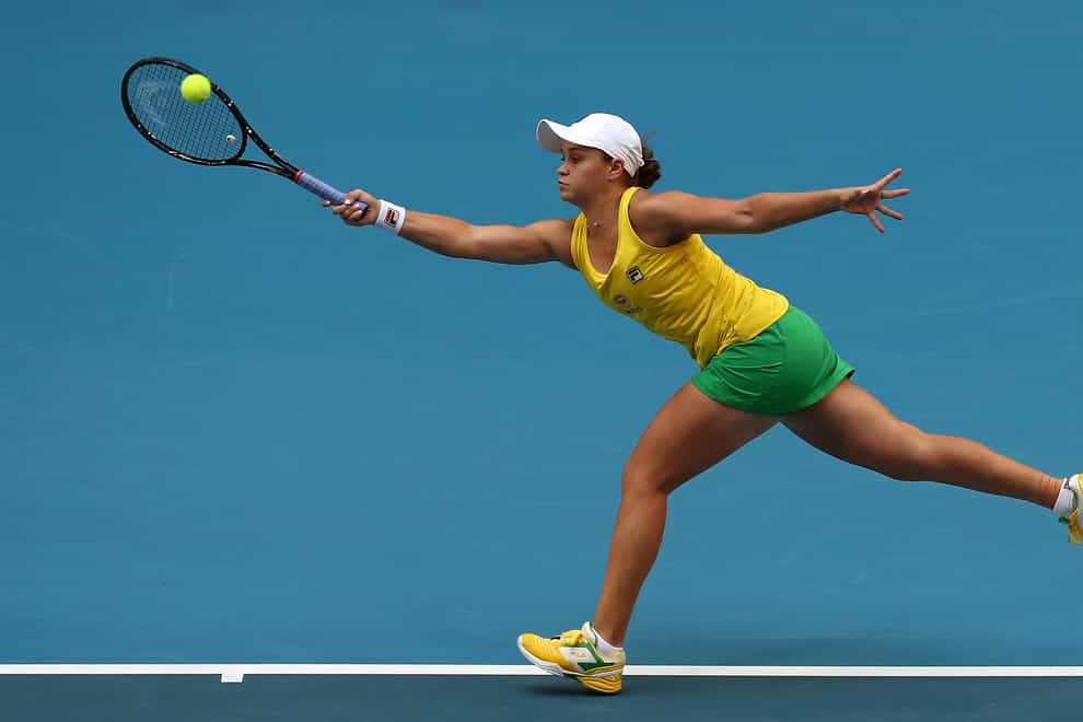 Ashleigh Barty is playing on home soil at the Australian Open (PA Images)