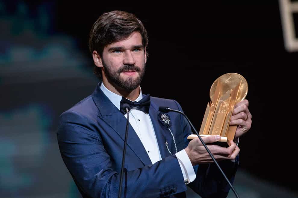 Alisson Becker claimed the Lev Yashin trophy but urges for female equivalent (PA Images)
