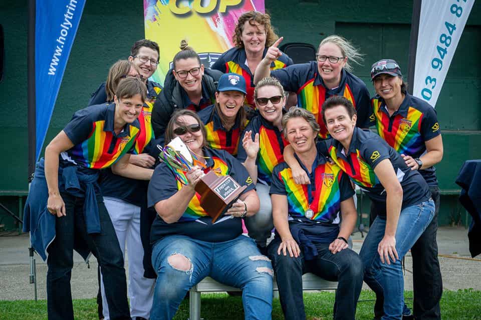 Darebin Falcons were victorious at the first Women's Pride Cup (Facebook: Darebin Falcons)
