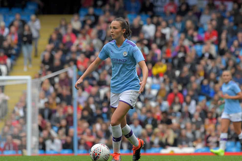 Caroline Weir is looking forward to the top-of-the-table clash with Chelsea this weekend (PA Images)