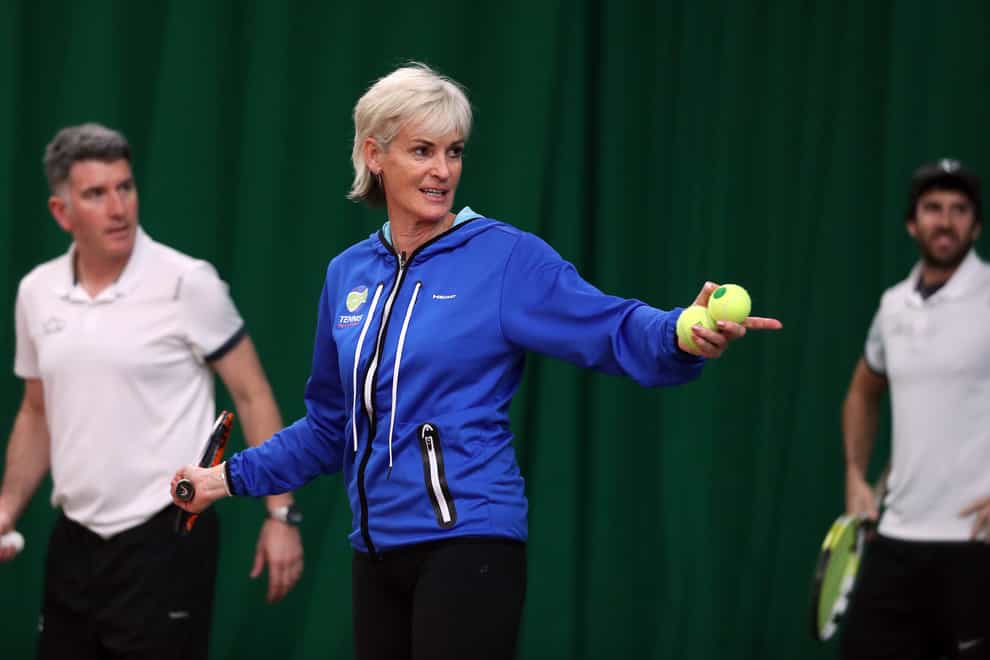Judy Murray in coaching action (PA Images)