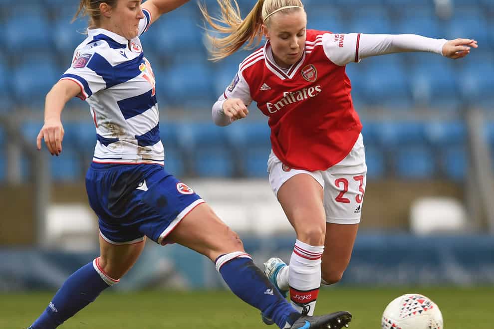Arsenal beat Reading 3-0 in the latest round of the WSL (Twitter: Arsenal Women)