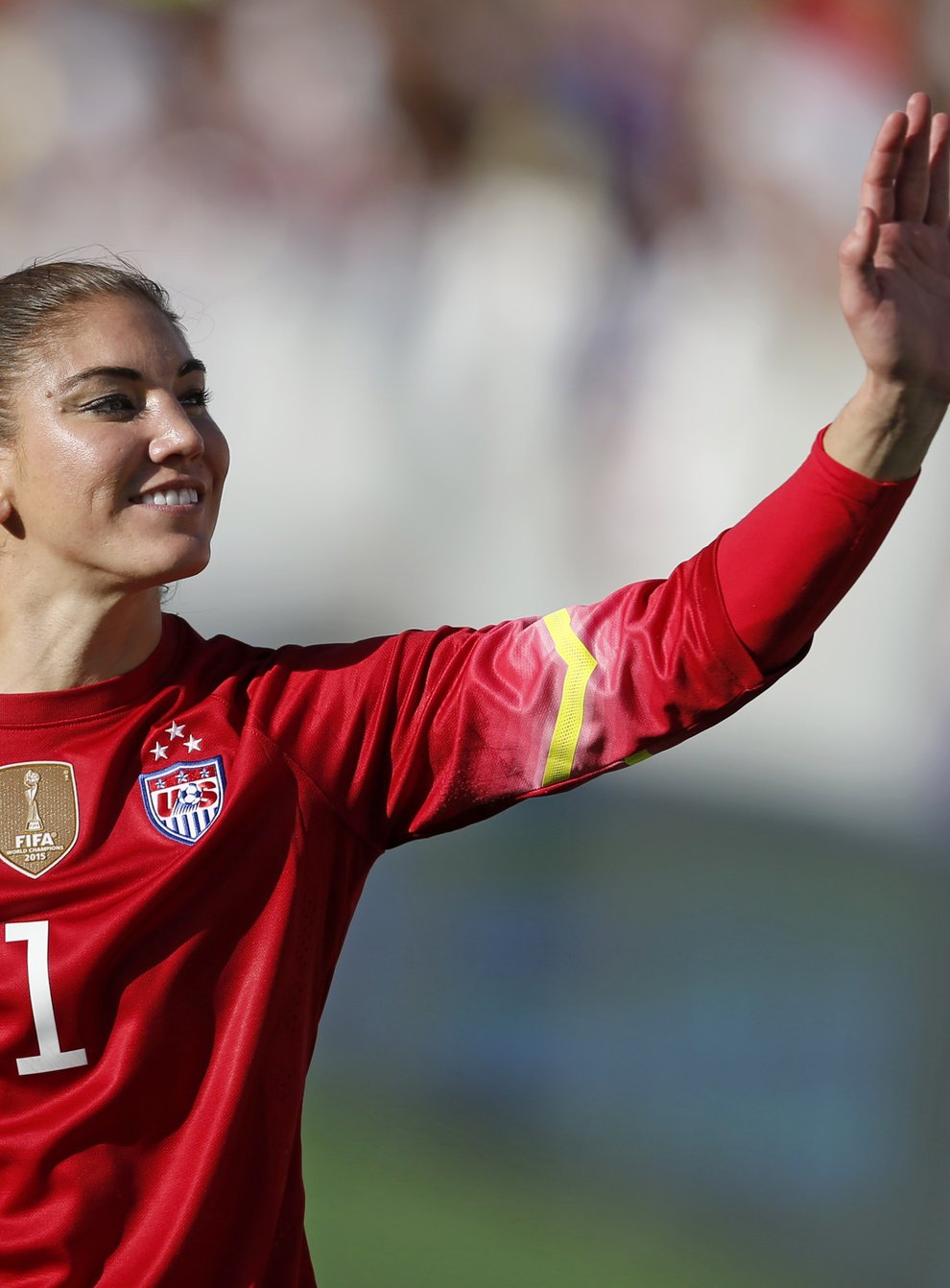 <p>Solo has filed a separate law suit to the USWNT to achieve equal pay</p>
