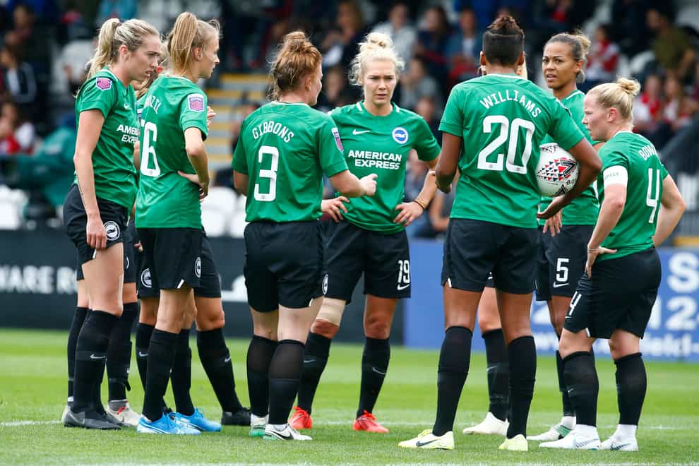 Brighton have struggled in the WSL so far this season (PA Images)