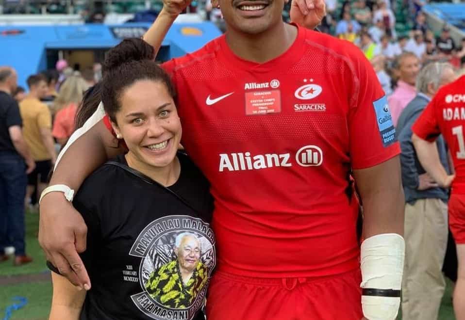 Kate and Will Skelton both play for Saracens (Instagram: Will Skelton)