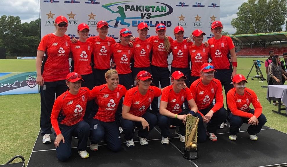England claimed a 3-0 series win over Pakistan (twitter: @englandcricket)