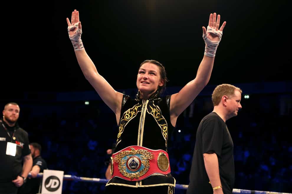 Taylor won the WBO belt in the super lightweight division in November (PA Images)