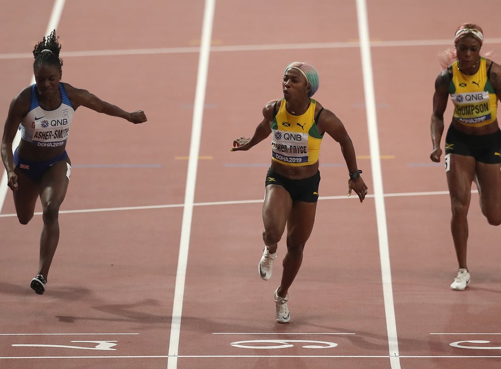 Olympic and World Champion Shelly-Ann Fraser-Pryce ready to take on Dina Asher-Smith as she sets ...